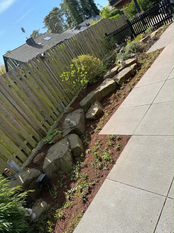 Pflasterarbeiten und Garten