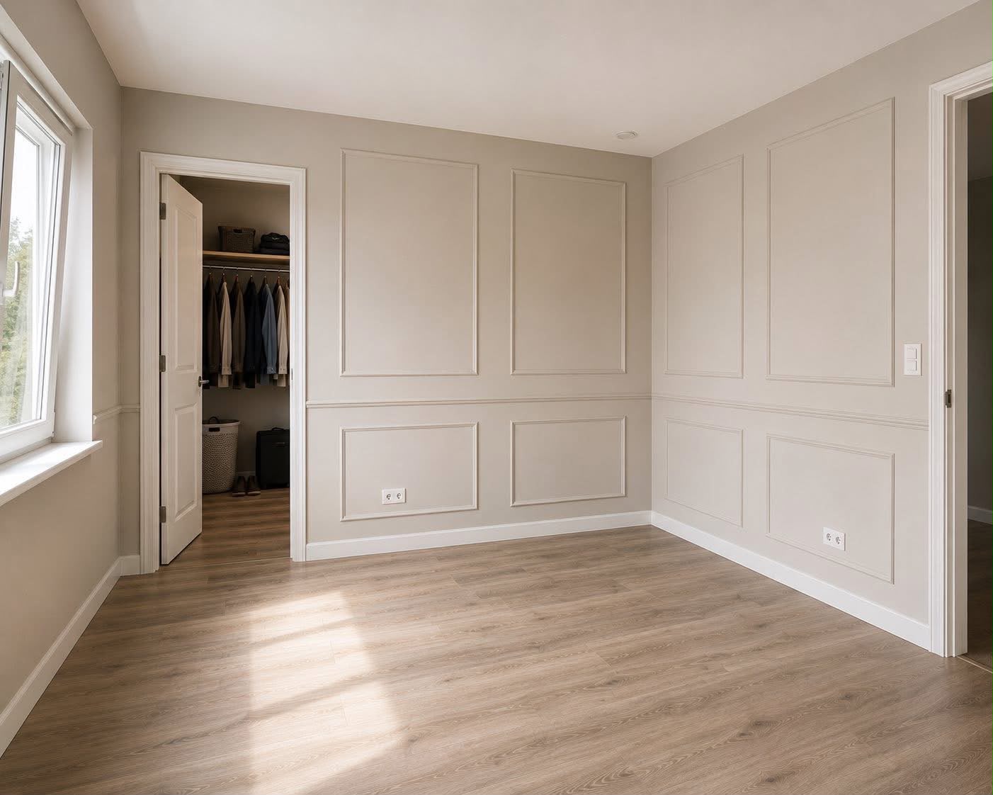 Innenausbau mit Wandverkleidung